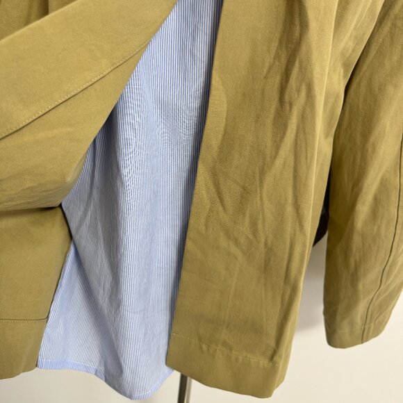 LOEWE Hooded striped poplin-paneled embroidered cotton-twill jacket - Picture 11 of 14